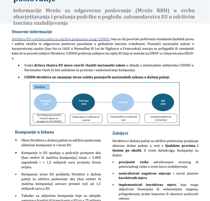 CSDDD Factsheet